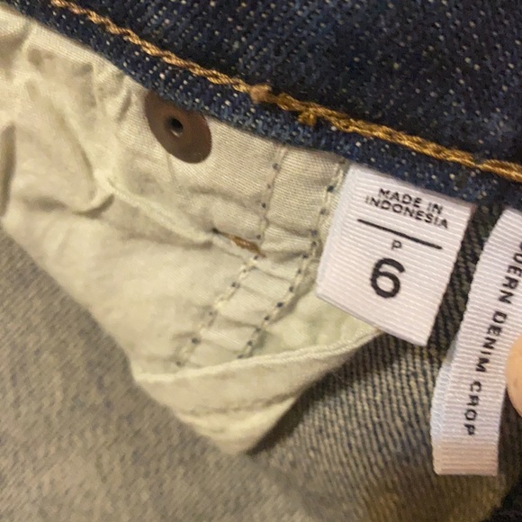 Loft cuffed jeans size 6 petite - Picture 3 of 4